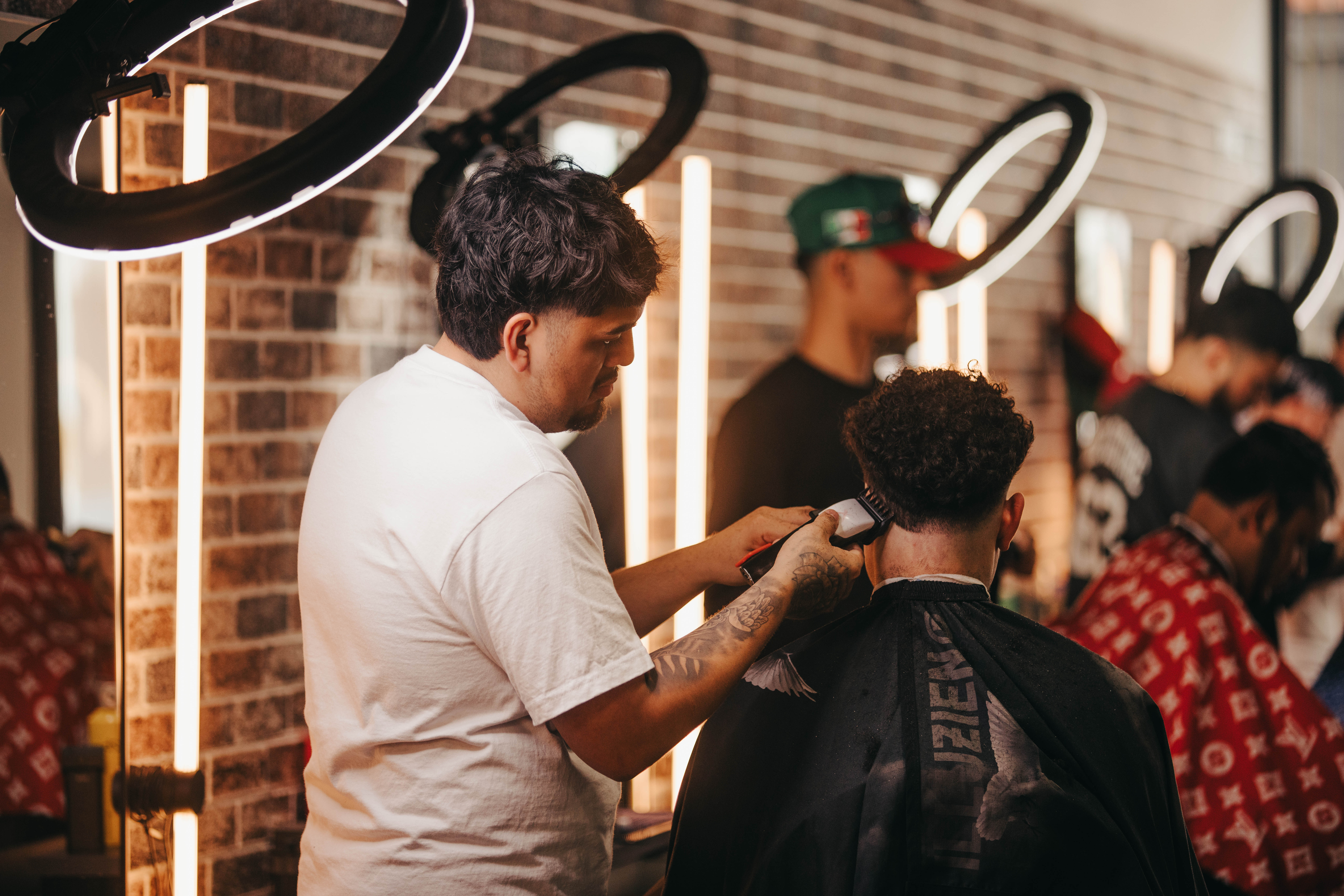 Traditions Pilsen barbershop in the heart of Chicago's Pilsen neighborhood