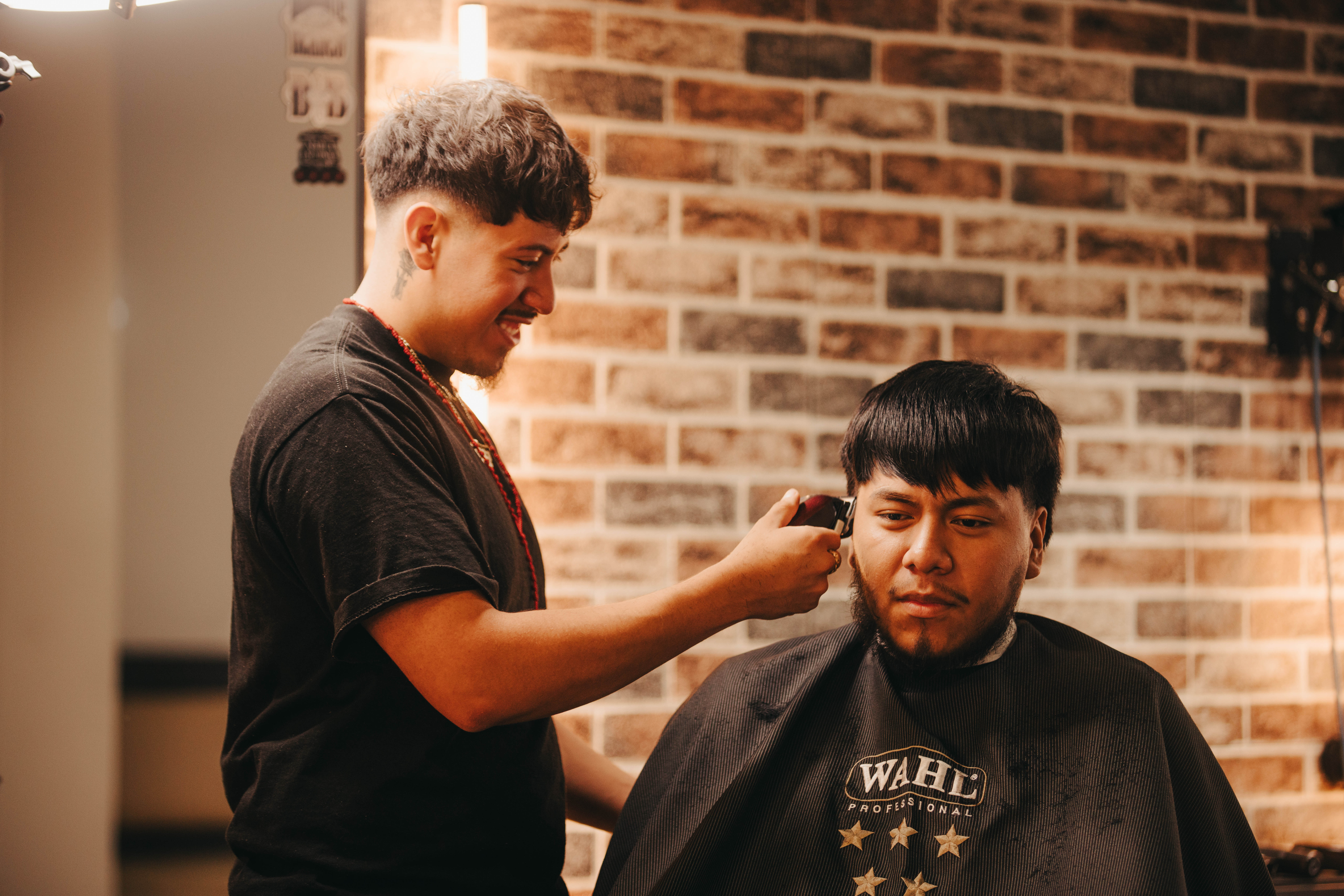 Professional beard grooming and shaping